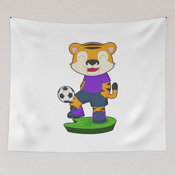 Item preview, Tiger Soccer player Soccer designed and sold by Snabdesign84.