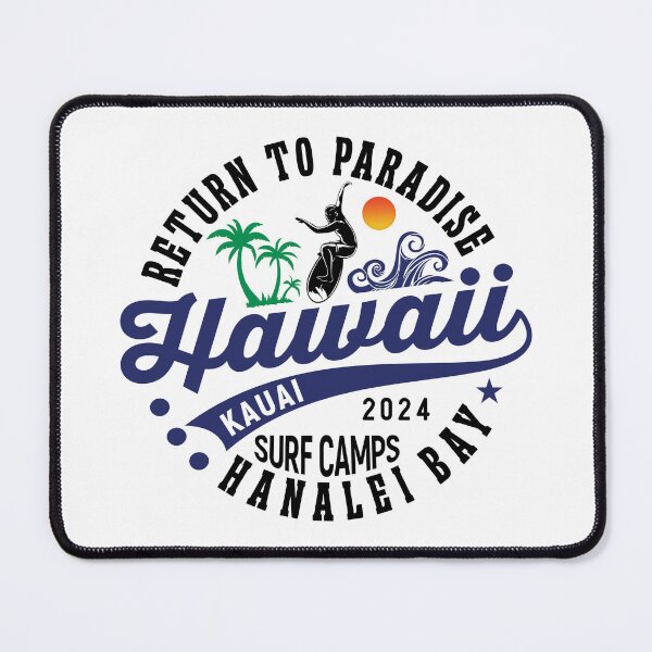 Item preview, Hanalei Bay Kauai - Hawaii Surf Camps designed and sold by eclecTEEq.