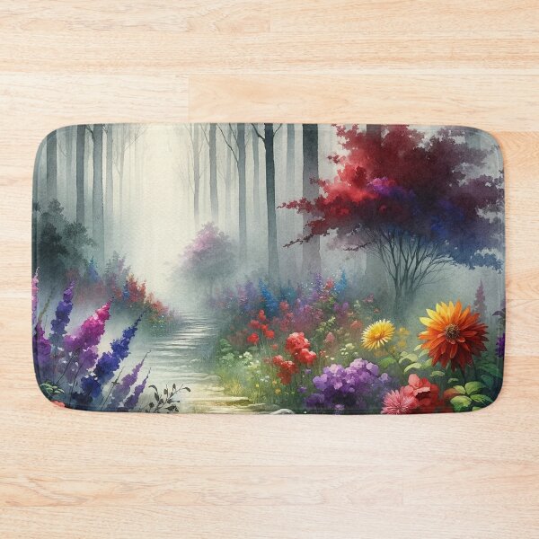 Item preview, Mysterious atmosphere of fog-covered forest designed and sold by CardsStudio.