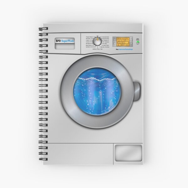Washing Machine Spiral Notebook