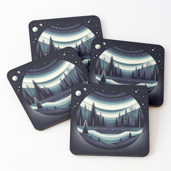 Item preview, Whispering Woods Under Starlit Skies designed and sold by SunkenCost.