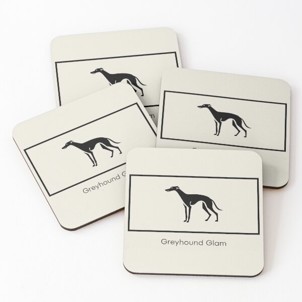 Artikelvorschau, Greyhound Glam entworfen und verkauft von Sleek Sketch Studio.