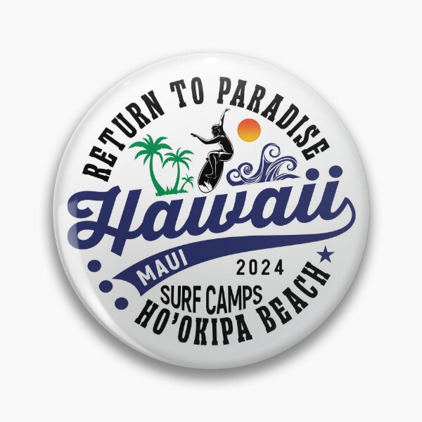 Item preview, Ho'okipa Beach Maui - Hawaii Surf Camps designed and sold by eclecTEEq.