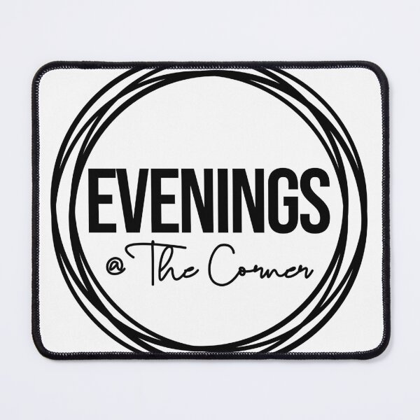 Item preview, Evenings @ The Corner Pocket Logo (Black) designed and sold by TheCornerOnline.
