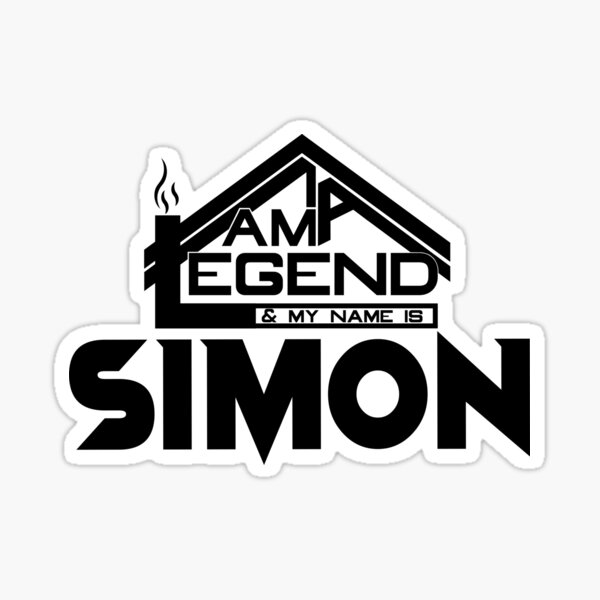 Artikel-Vorschau von Ich bin eine Legende und mein Name ist Simon (ich bin legendär), designt und verkauft von koreatvtea.
