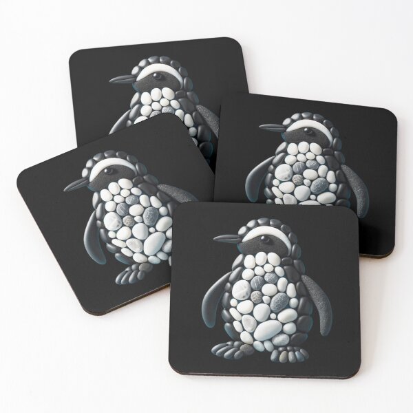 Item preview, Charming Pebble Art Penguin designed and sold by MachineDesigned.
