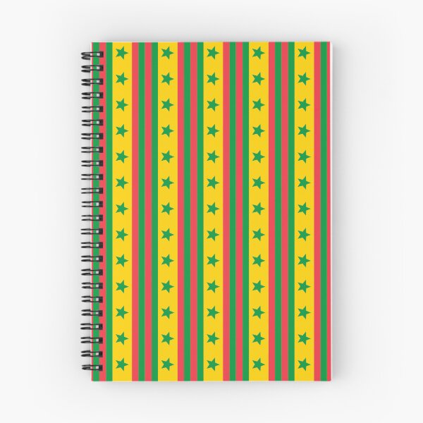 Item preview, Green Yellow Red Star Stripe Senegal Color Flag Dakar West Africa National Pride Pattern designed and sold by PenguinForests.