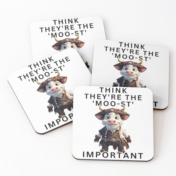 Item preview, Moo-ve Over, Landlubbers! Moo-Shine the Pirate Cow Sets Sail for Stardom! designed and sold by RvinJo8.