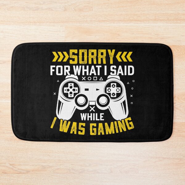 Item preview, Sorry For What I Said While I Was Gaming  designed and sold by Hairball-Pets.