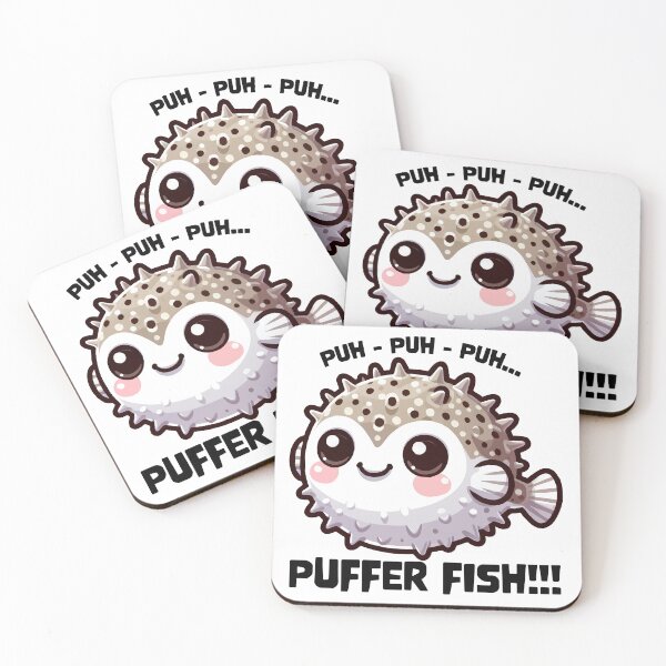 Item preview, Puh Puh Puh Puffer Fish! designed and sold by Angry Swan Designs.