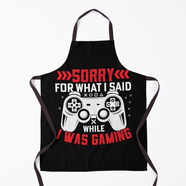 Item preview, Sorry For What I Said While I Was Gaming  designed and sold by Hairball-Pets.