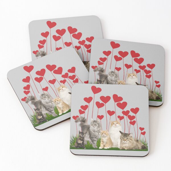 Item preview, Happy Valentine's day _ cats designed and sold by Jemsruk.