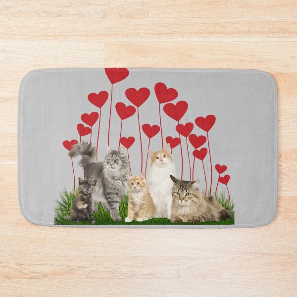 Item preview, Happy Valentine's day _ cats designed and sold by Jemsruk.