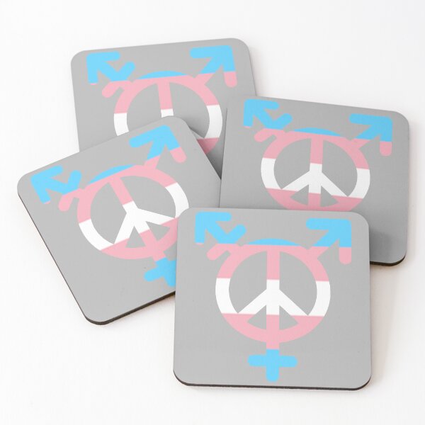 Item preview, Peace, Love, and Transgender Unity Symbol designed and sold by PrideDownUnder.