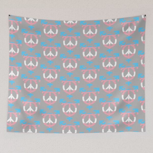 Item preview, Peace, Love, and Transgender Unity Symbol designed and sold by PrideDownUnder.