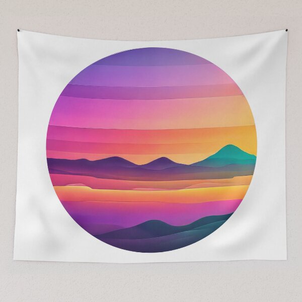 Item preview, Isometric Retro Bus Sunrise (764) designed and sold by WASjourney.