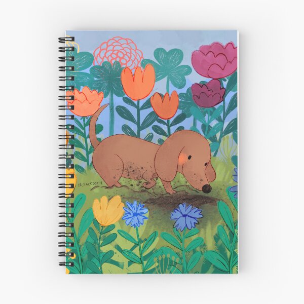 Item preview, Spring sausage dog  designed and sold by lefacciotte.