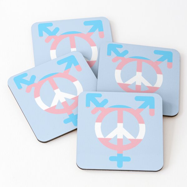 Item preview, Peace, Love, and Transgender Unity Symbol designed and sold by PrideDownUnder.