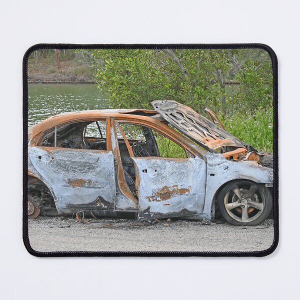 Item preview, Burnt out car designed and sold by Doug Cliff.