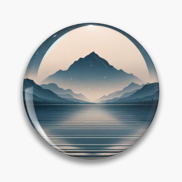 Item preview, Serene Lake Under Starry Sky designed and sold by SunkenCost.