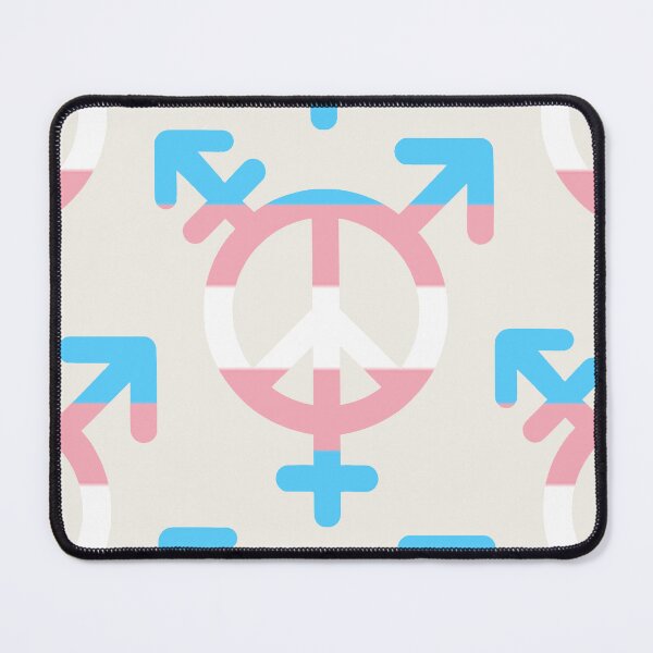 Item preview, Peace, Love and Transgender Unity Symbol designed and sold by PrideDownUnder.