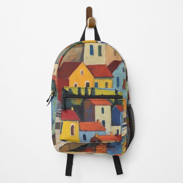 Item preview, Colourful Seaside Harbour Homes designed and sold by PixelWilderness.