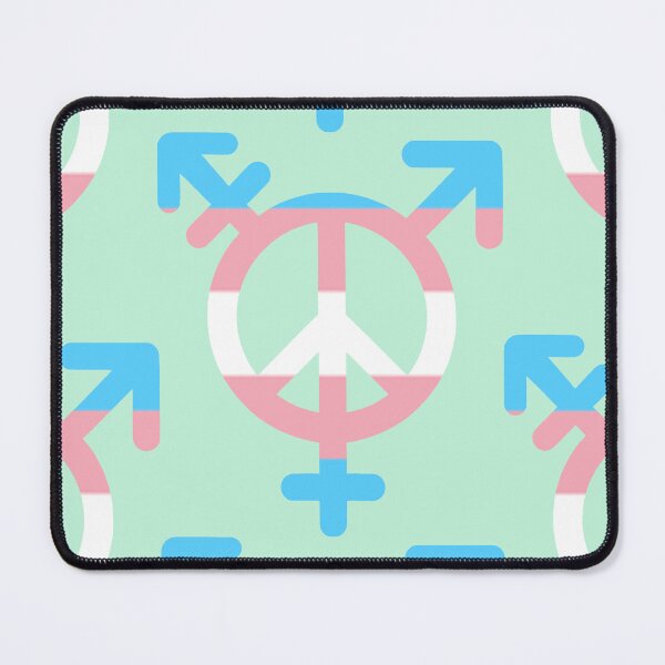 Item preview, Peace, Love, and Transgender Unity Symbol designed and sold by PrideDownUnder.