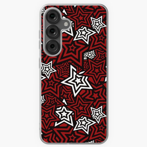 Item preview, Persona 5 Menu UI Red Stars Pattern  designed and sold by Japatonic Shop.