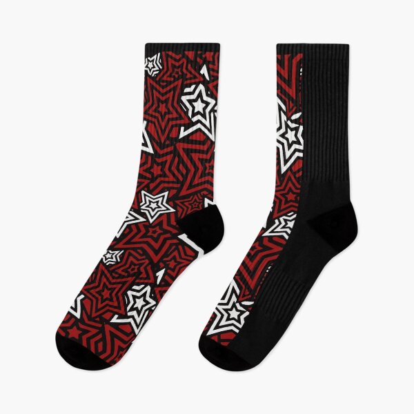 Item preview, Persona 5 Menu UI Red Stars Pattern  designed and sold by Japatonic Shop.