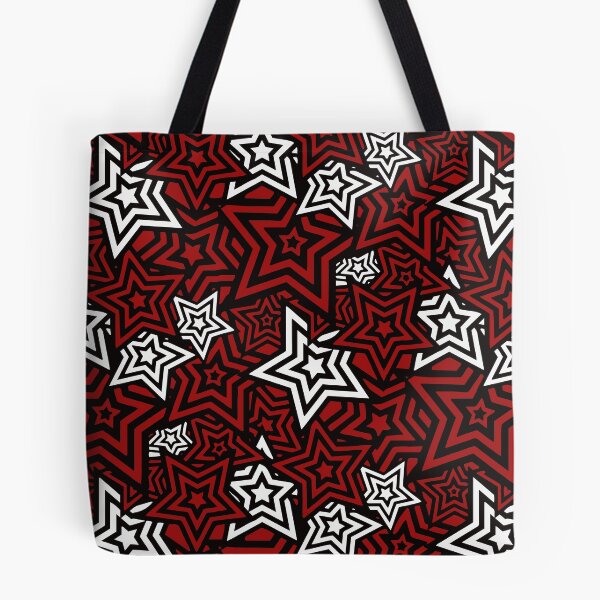 Item preview, Persona 5 Menu UI Red Stars Pattern  designed and sold by Japatonic Shop.