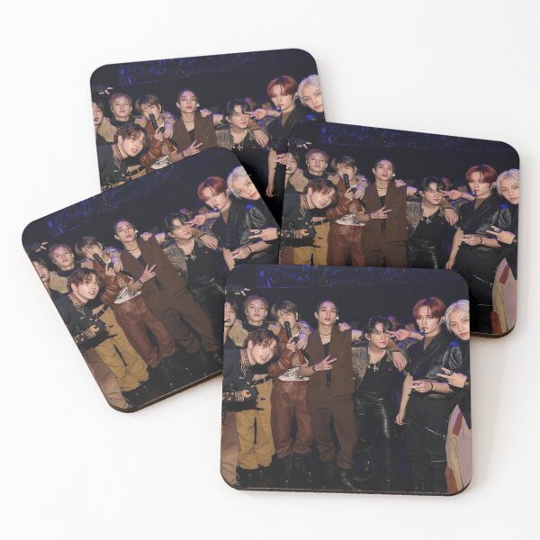 Item preview, SKZ Stray Kids ot8 poster kpop boy group bang chan lee know changbin hyunjin han felix seungmin jeongin designed and sold by Kpop-Noona.