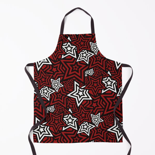 Item preview, Persona 5 Menu UI Red Stars Pattern designed and sold by Japatonic Shop.
