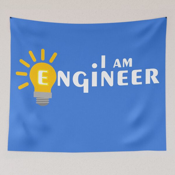 Item preview, I am engineer white designed and sold by Warrioll.