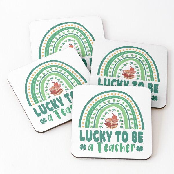Item preview, Lucky to be a teacher on St. Patricks Day designed and sold by HandicraftArt.