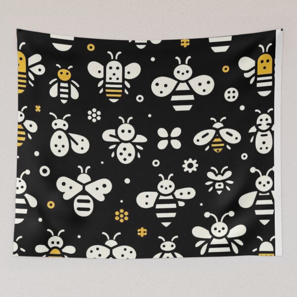 Item preview,  Bees Pattern - Nature-inspired Design for Bee Lovers designed and sold by asbno19.