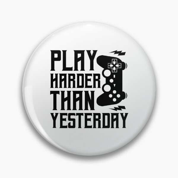 Item preview, Play Harder Than Yesterday  designed and sold by Hairball-Pets.