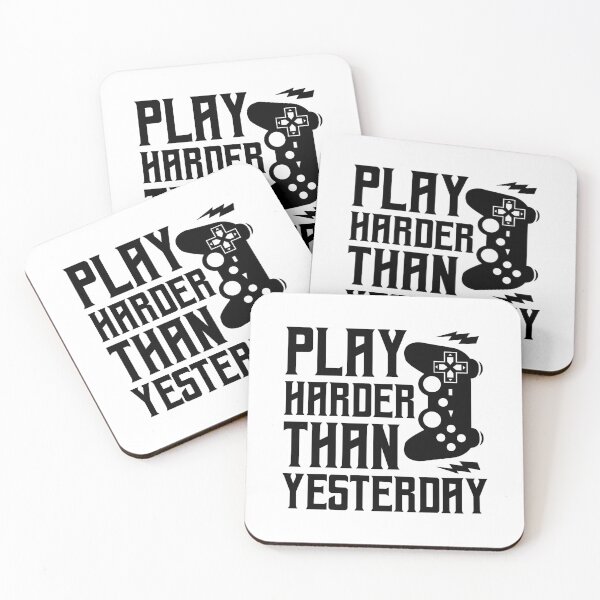Item preview, Play Harder Than Yesterday  designed and sold by Hairball-Pets.