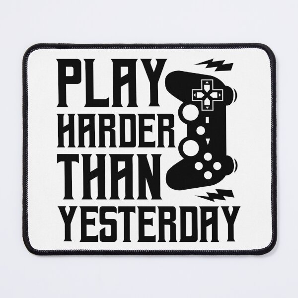 Item preview, Play Harder Than Yesterday  designed and sold by Hairball-Pets.