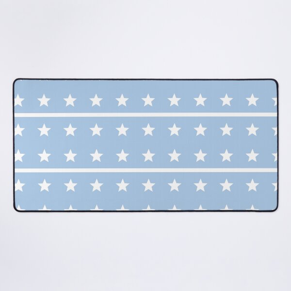 Item preview, Blue White Star Horizontal Stripe Somalia Color Somali Arabic Language East Africa Muqdisho Pattern designed and sold by PenguinForests.