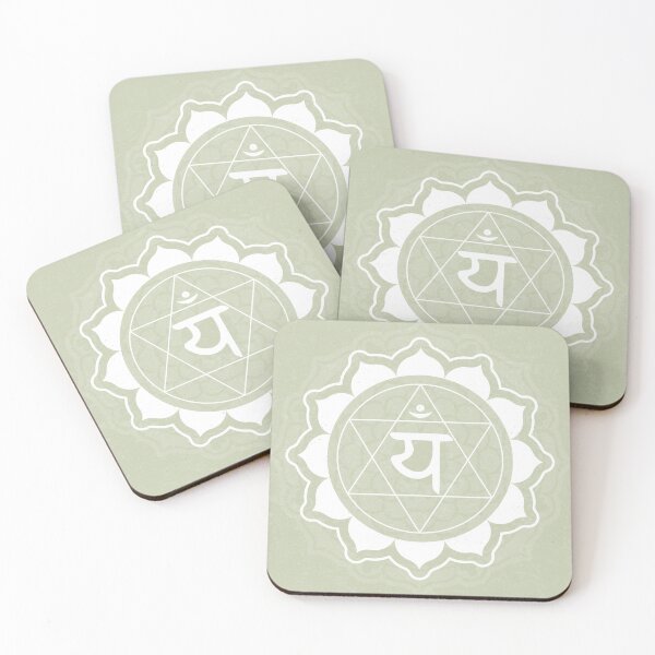 Item preview, Heart Chakra Mandala - Tea + Snow designed and sold by Irene Estelle.