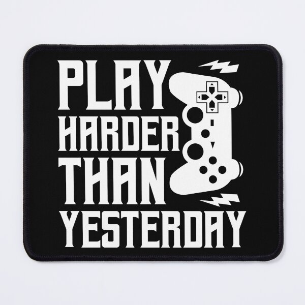 Item preview, Play Harder Than Yesterday  designed and sold by Hairball-Pets.