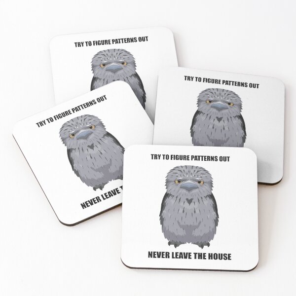 Item preview, Frogmouth Try To Figure Patterns Out Never Leave the House designed and sold by SUPERHERON.