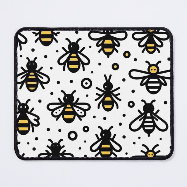 Item preview, Bees Pattern - Nature-inspired Design for Bee Lovers designed and sold by asbno19.