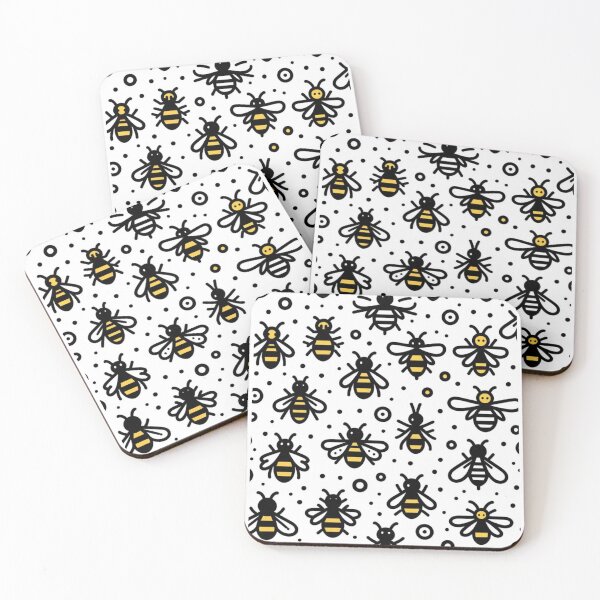 Item preview, Bees Pattern - Nature-inspired Design for Bee Lovers designed and sold by asbno19.