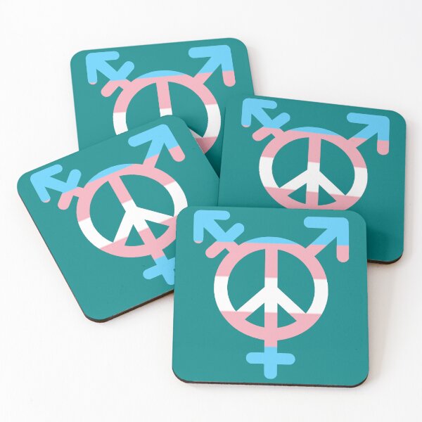 Item preview, Peace, Love, and Transgender Unity Symbol designed and sold by PrideDownUnder.
