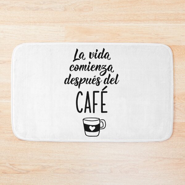 Item preview, Life begins after coffee - in Spanish. designed and sold by pidzam4e.