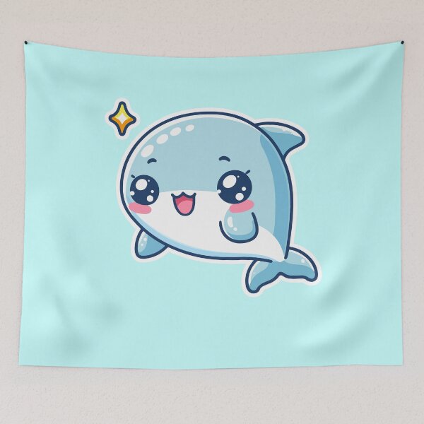 Item preview, Kawaii Cute Dolphin 1 | Pets and Animals for Men and Women t-shirt designed and sold by panchiTWO.