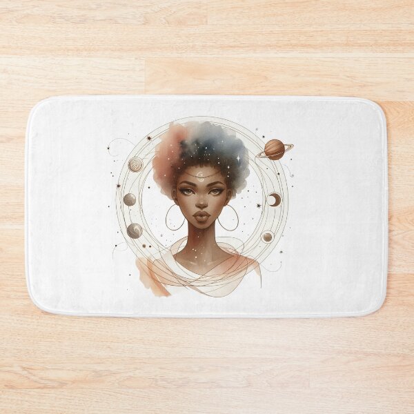 Item preview, Black woman watercolour art LVI designed and sold by My Aspian.