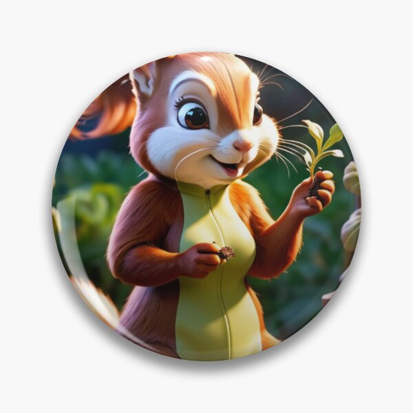 Item preview, Anthro Squirrel Gardening designed and sold by NerdscapeDC.