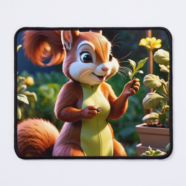 Item preview, Anthro Squirrel Gardening designed and sold by NerdscapeDC.